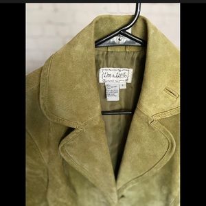 Live a little Green Leather Jacket